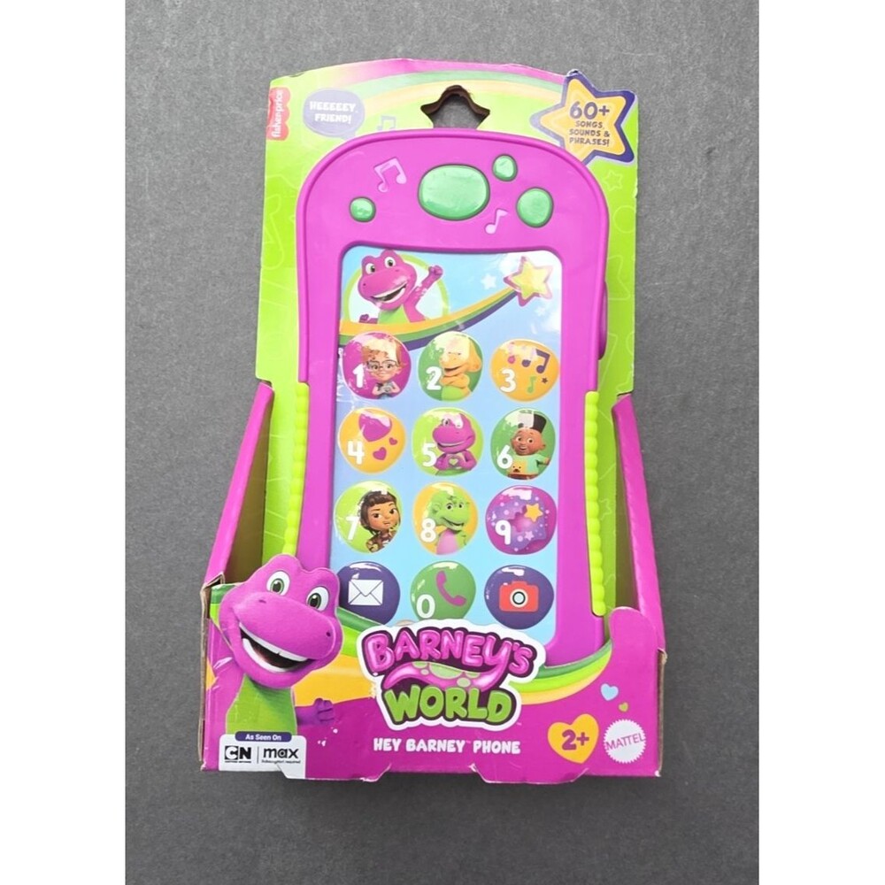 Fisher Price Barney's World Hey Barney Musical Phone Toddler Toy